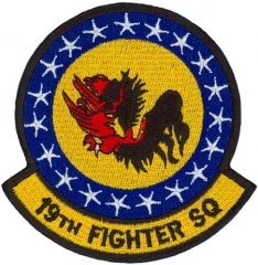USA USAF 19thFS emblem 320
