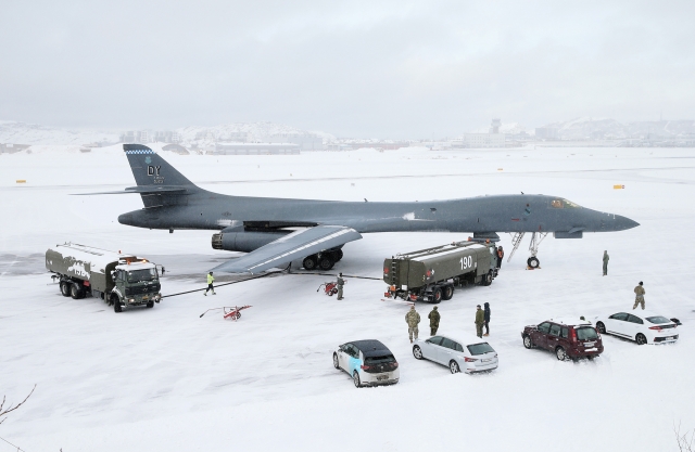 USA USAF B 1B Norway 1 640