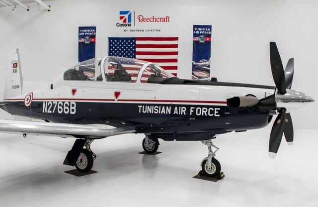 Tunisia T 6C Texan II handover Textron 640