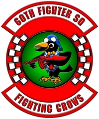 The 60th Fighter Squadron patch.